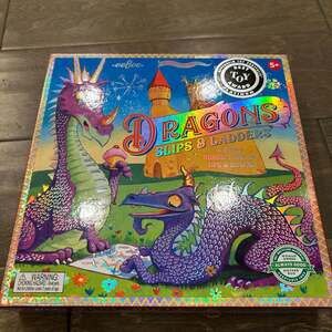 eeBoo Dragons Slips and Ladders Board Game